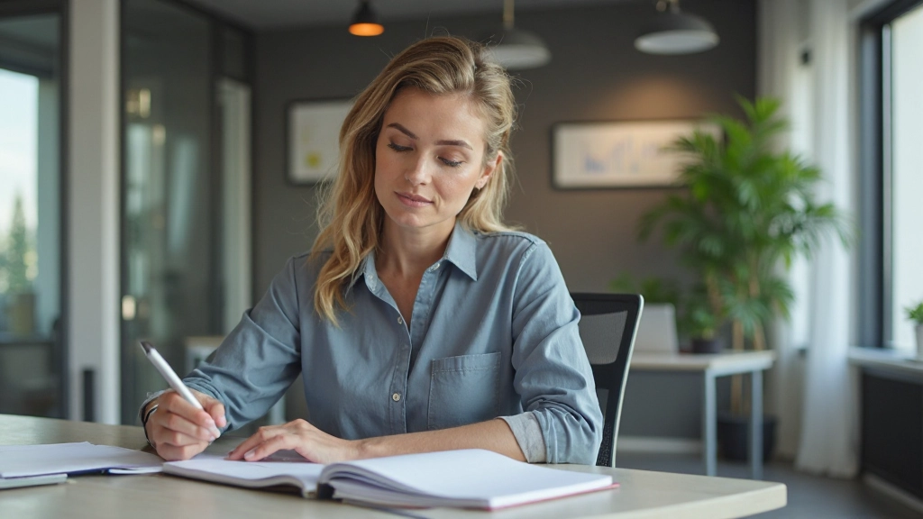 Предприниматель разрабатывает стратегию развития бизнеса, изучая аналитику и данные на нескольких экранах