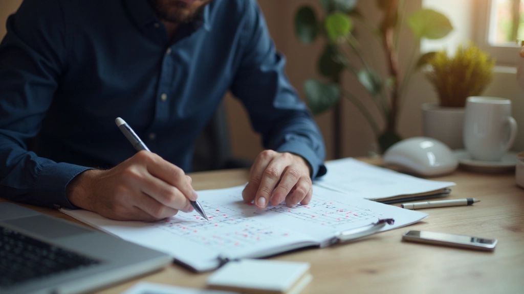 Рабочее место с организованным временем и планировщиком