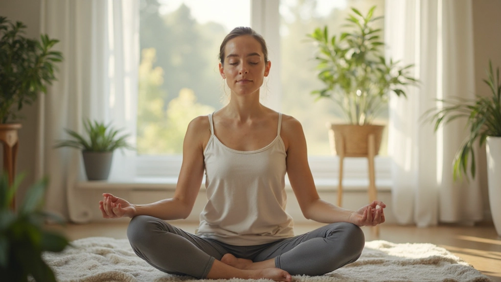 Профессионал практикует медитацию и mindfulness для улучшения фокуса и концентрации